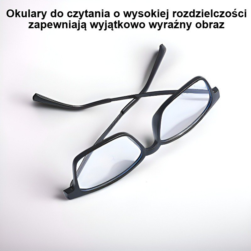 Okulary do czytania o wysokiej rozdzielczości, chroniące oczy i blokujące niebieskie światło