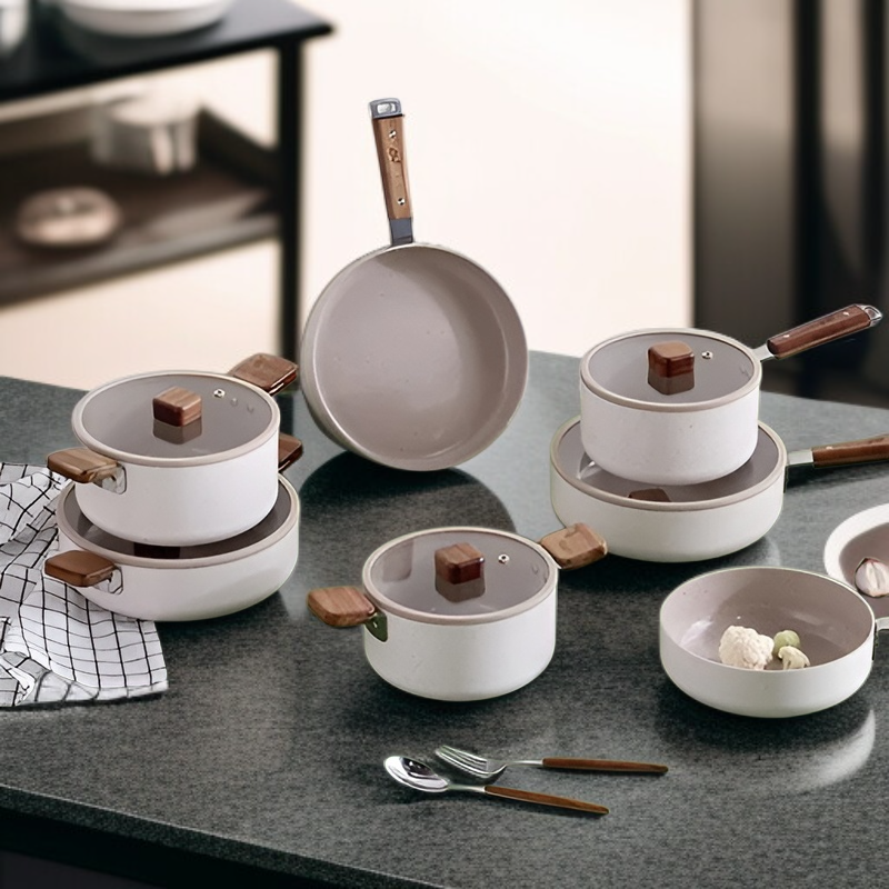 No-Nail Wall-Mounted Kitchen Pot Lid Rack