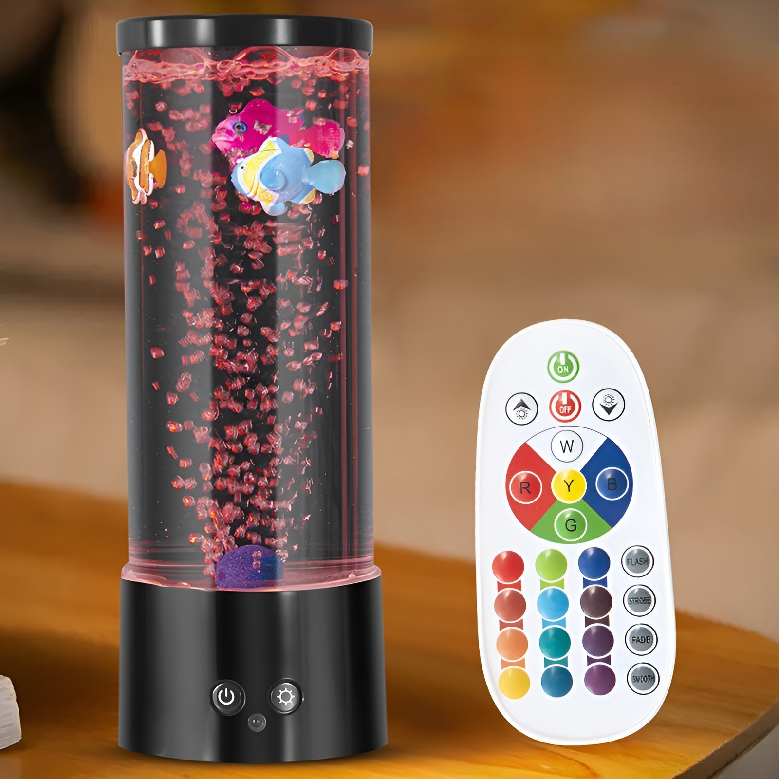 氣泡魚造型LED高亮USB小夜燈