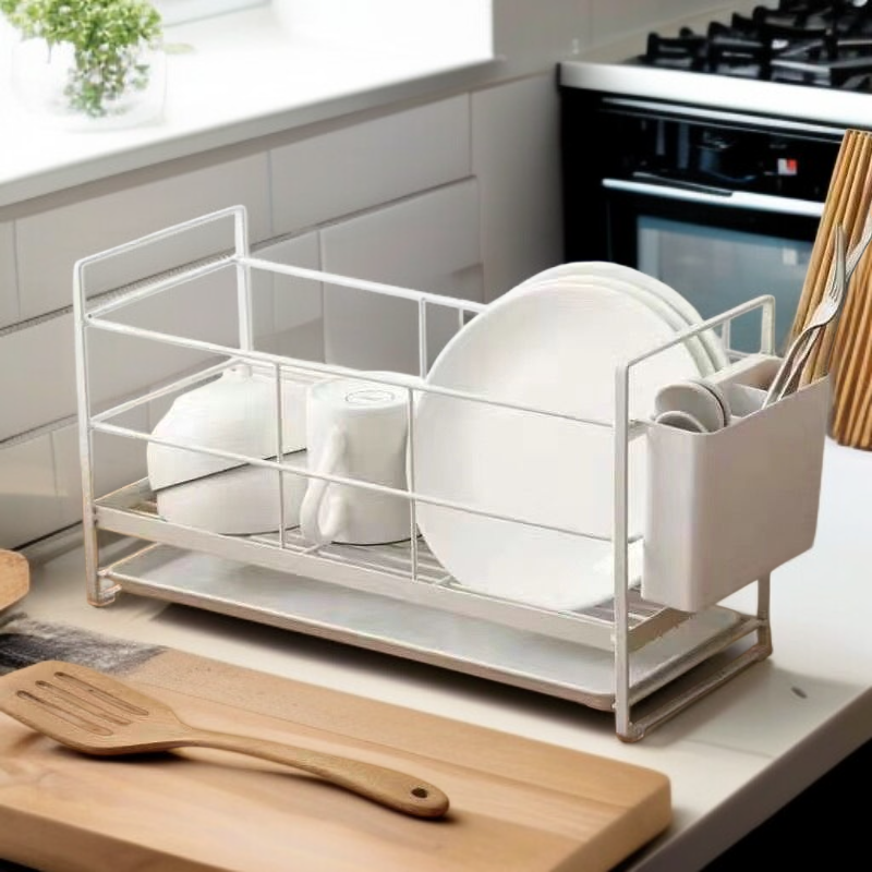 가정용 싱크대 물빠짐 그릇 수납 선반