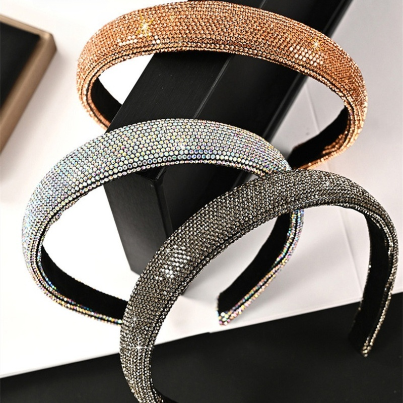 Luxurious diamond-encrusted headband