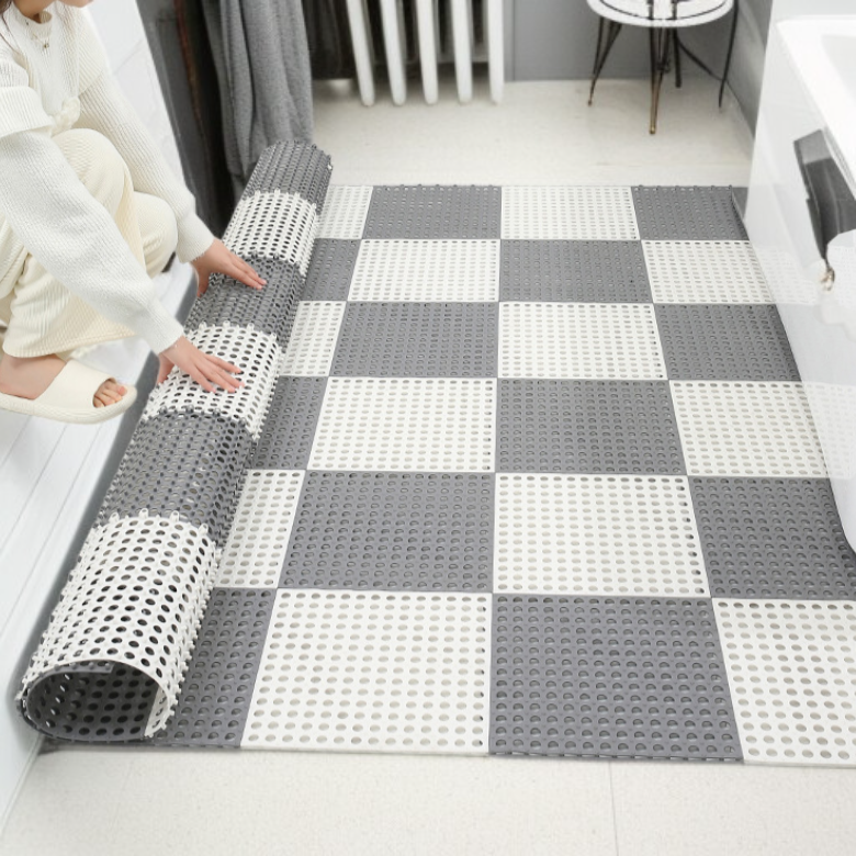 Wodoodporna i antypoślizgowa mata do wanny i kuchni, łatwy montaż