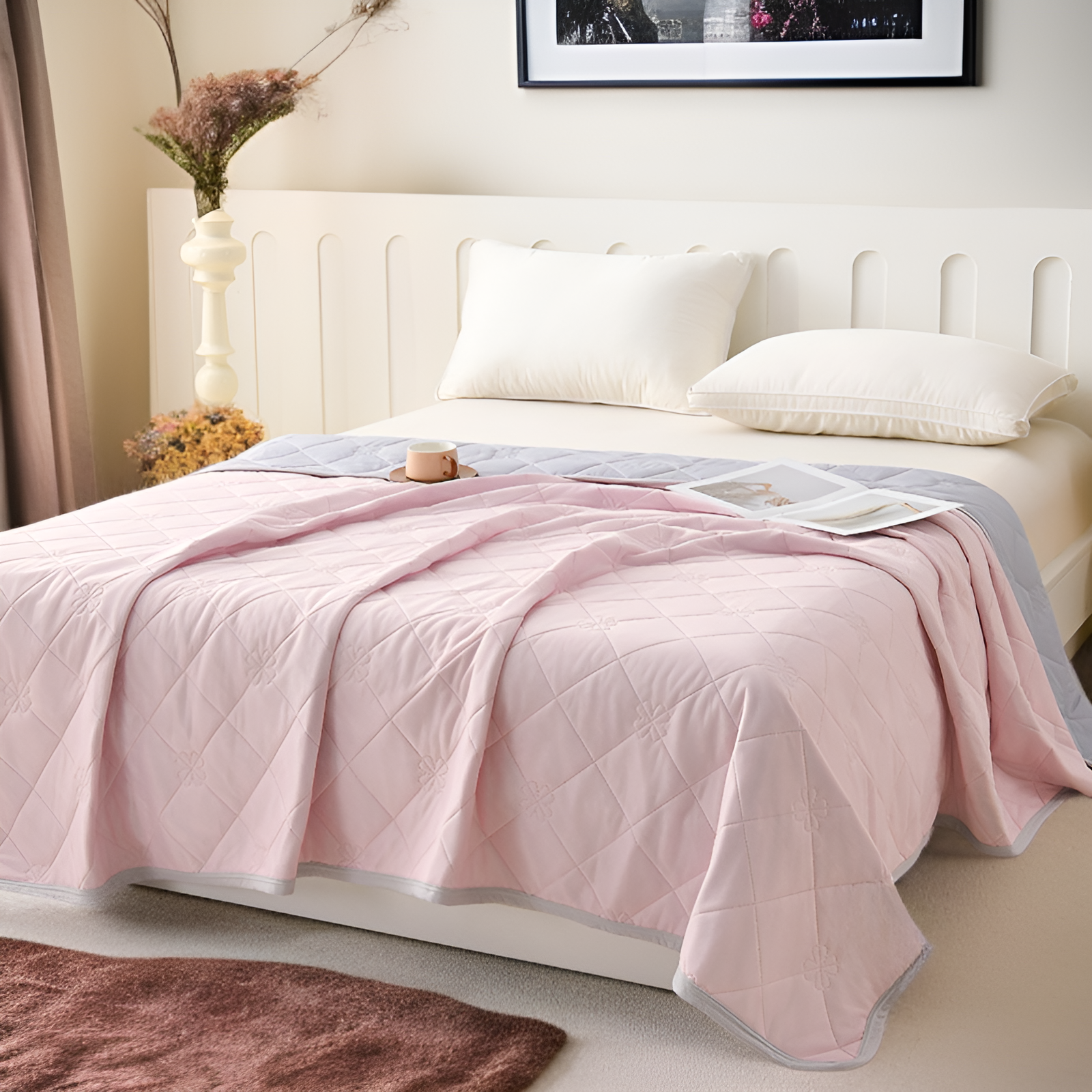 おしゃれな寝室に合う春秋掛け布団