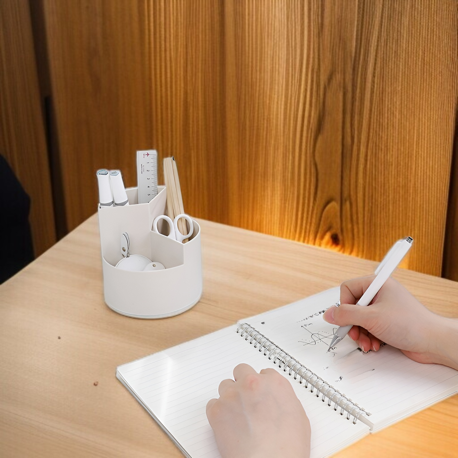 360도 회전 필통