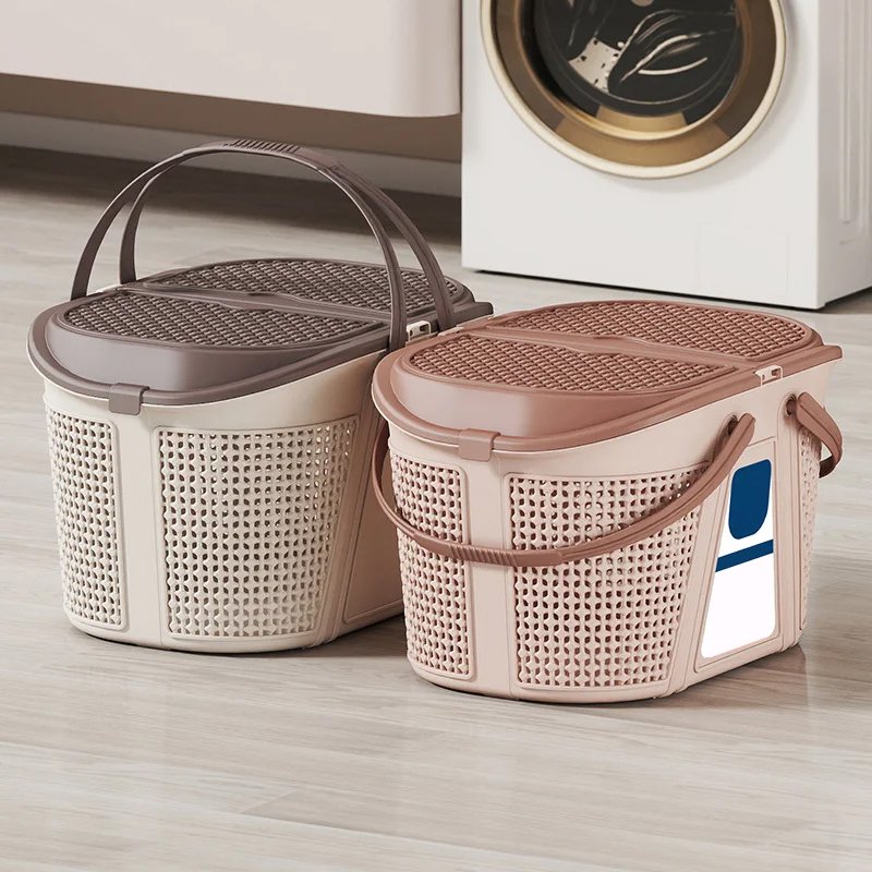 家居洗衣籃帶手柄