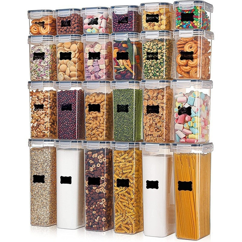 帶標籤食品儲物盒