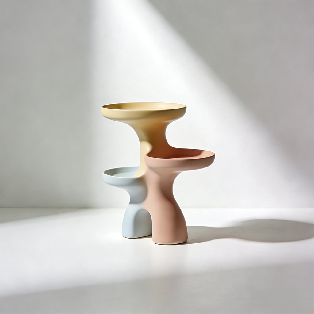 ネックレスやピアスを掛けたアクセサリーラック