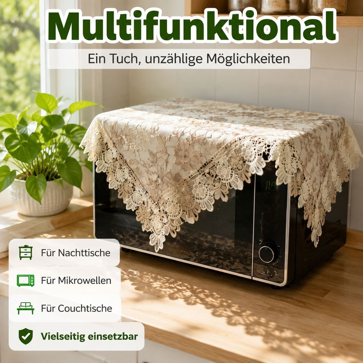 Multifunktionale Staubschutz-Tischdecke TV-Schutzabdeckung