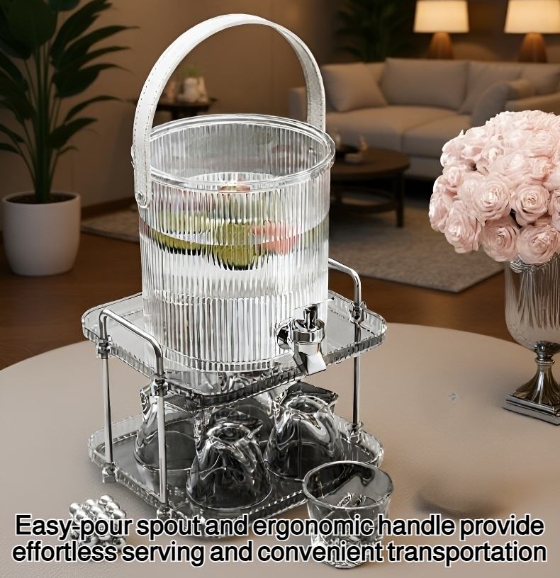 5L cold water jug with secure lid