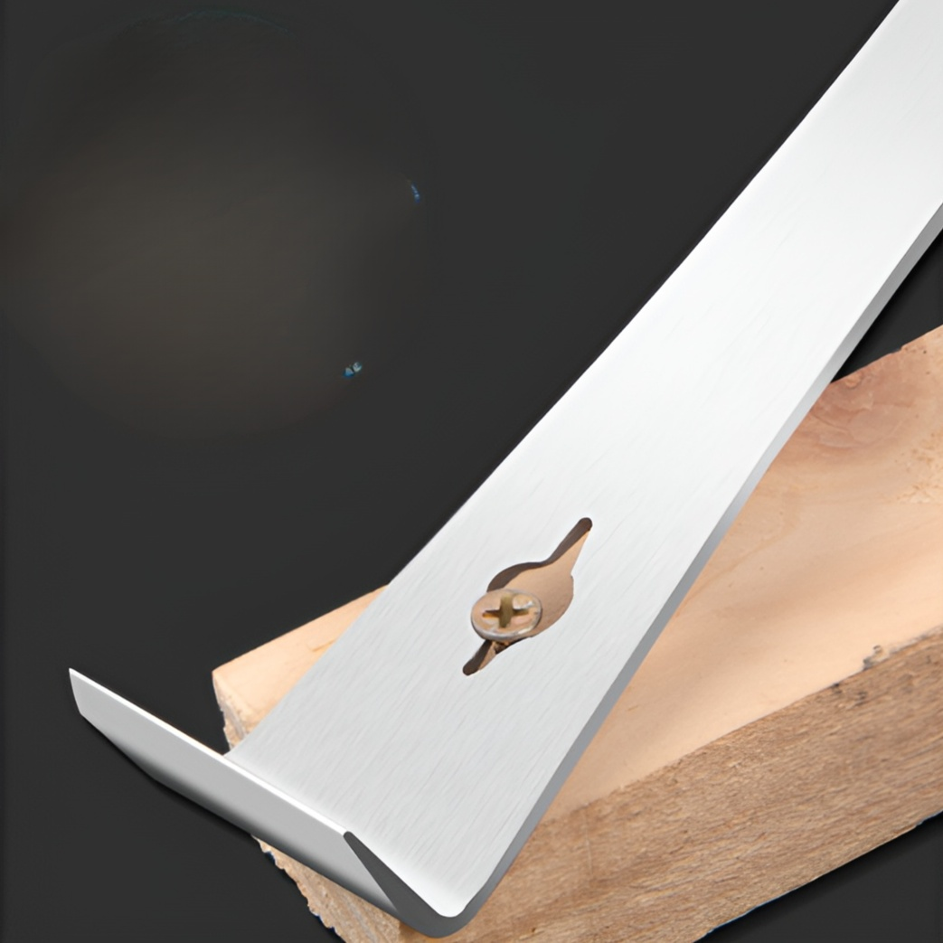 Multifunktionaler Edelstahl Brecheisen-Schaber für Holztürmontage