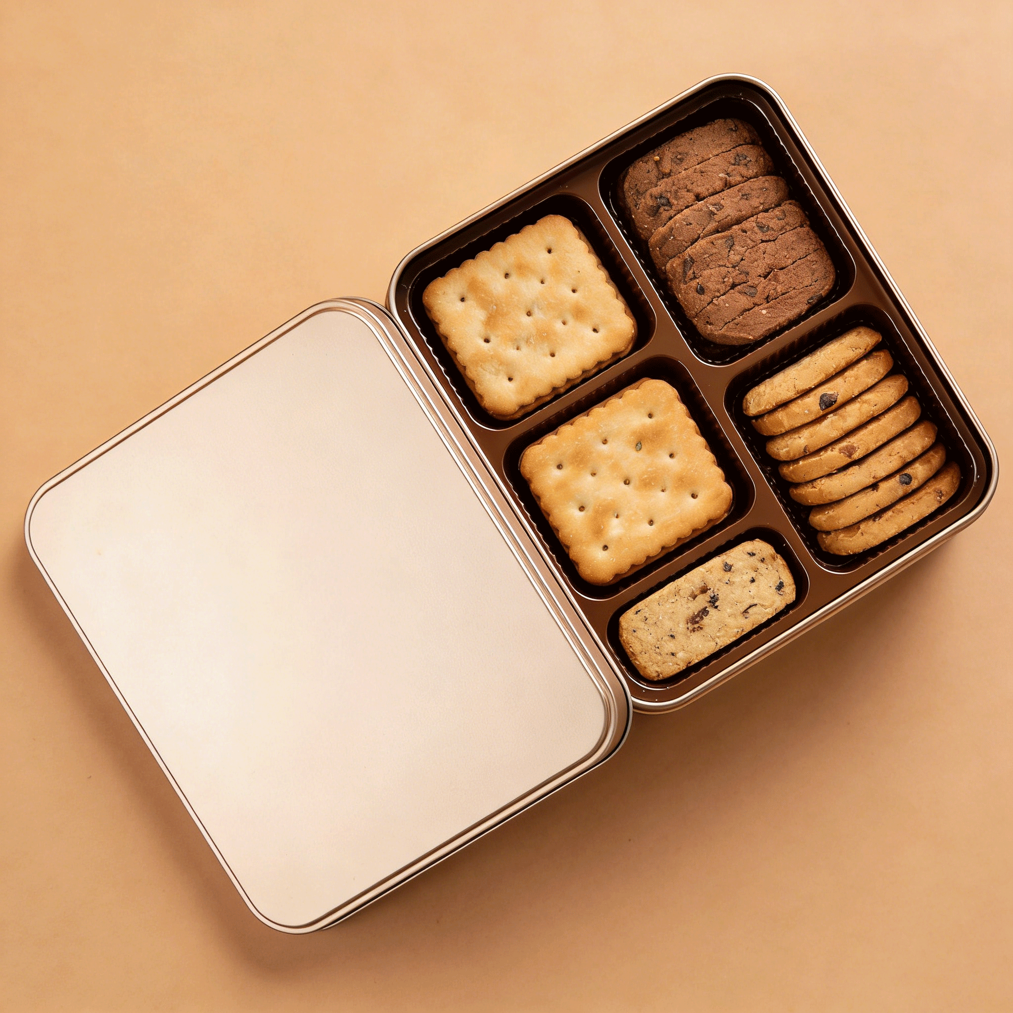 Tasty Crunchy Cookies 5-Box Set packaging