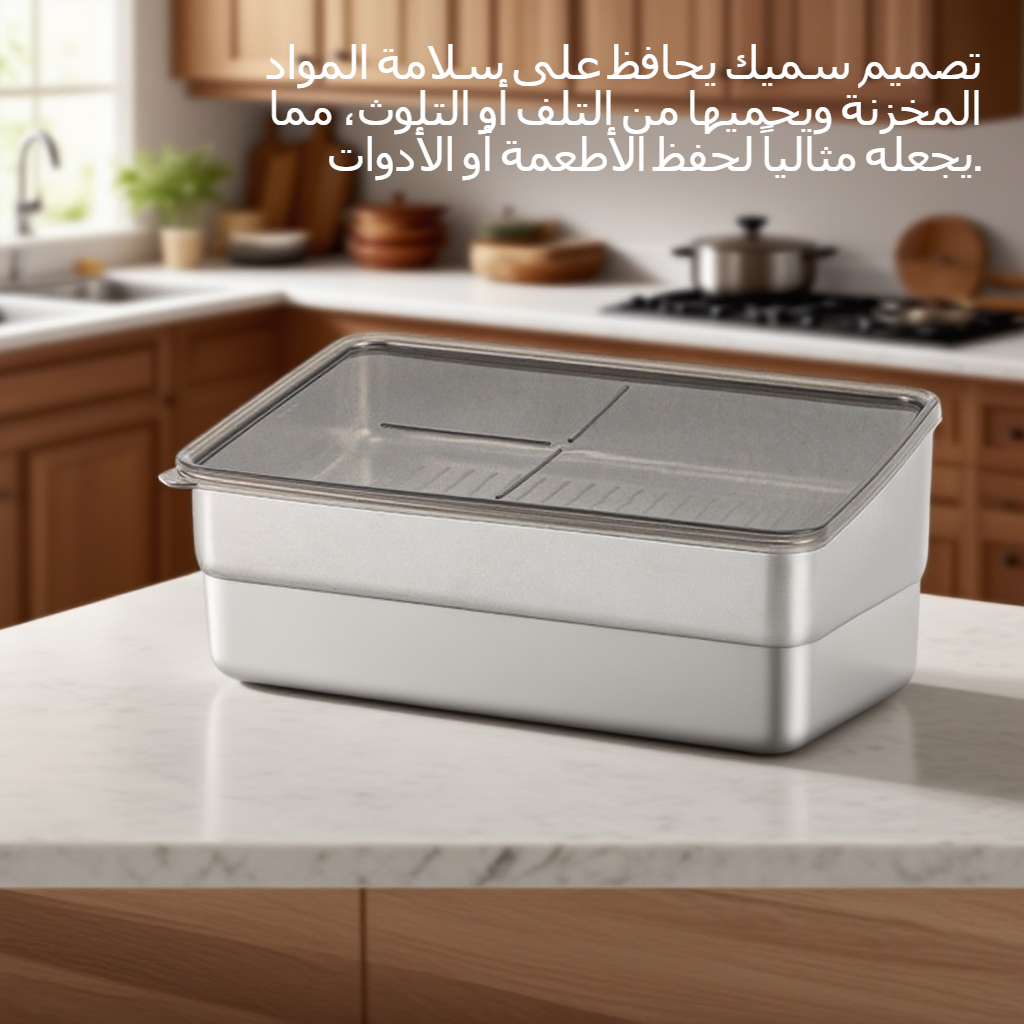 سميكة الفولاذ المقاوم للصدأ 304 حالة جديدة لحفظ