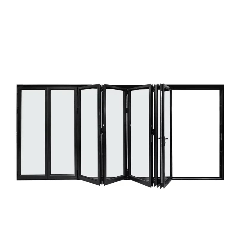 다층 평면 밀당식 접이식 알루미늄 합금 문