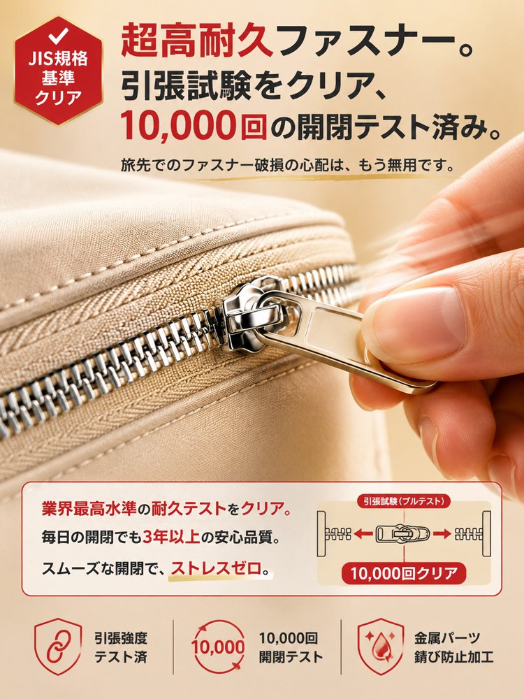 【スペースを50%削減】7-in-1圧縮トラベルポーチ