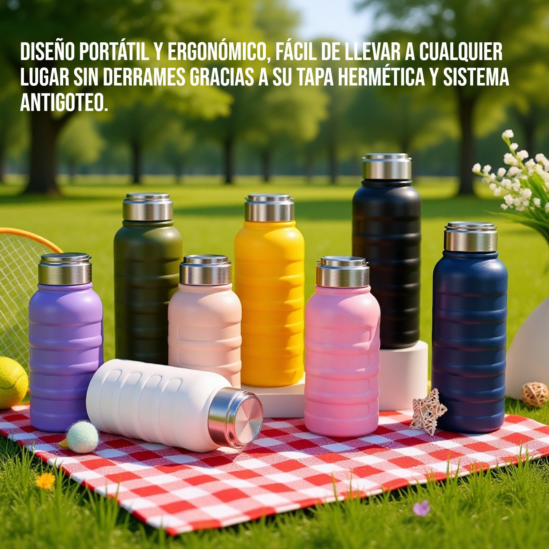 Taza térmica portátil de gran capacidad