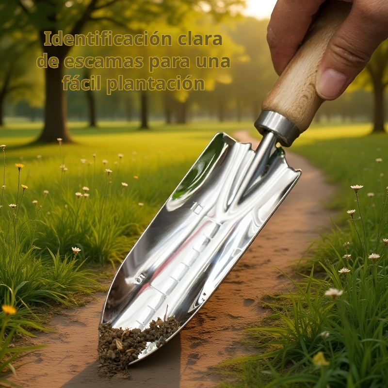  Kit de jardinería de tres piezas: herramientas para plantar flores y vegetales en casa