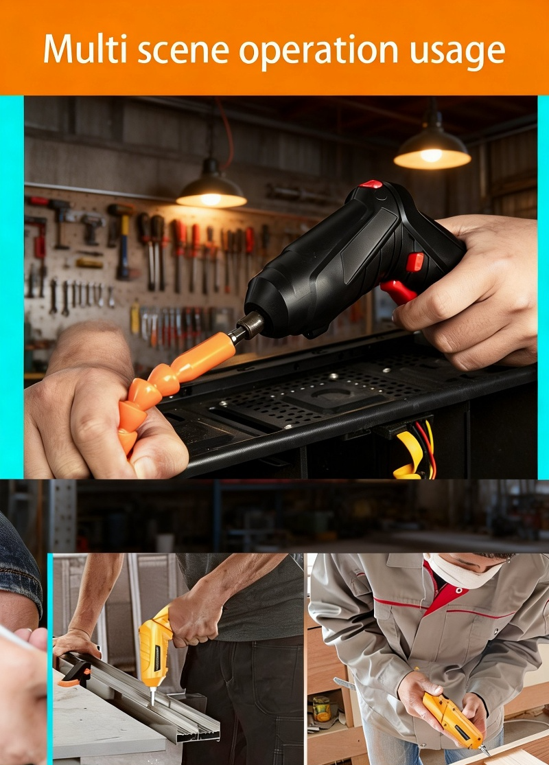 USB Charging Electric Screwdriver for DIY