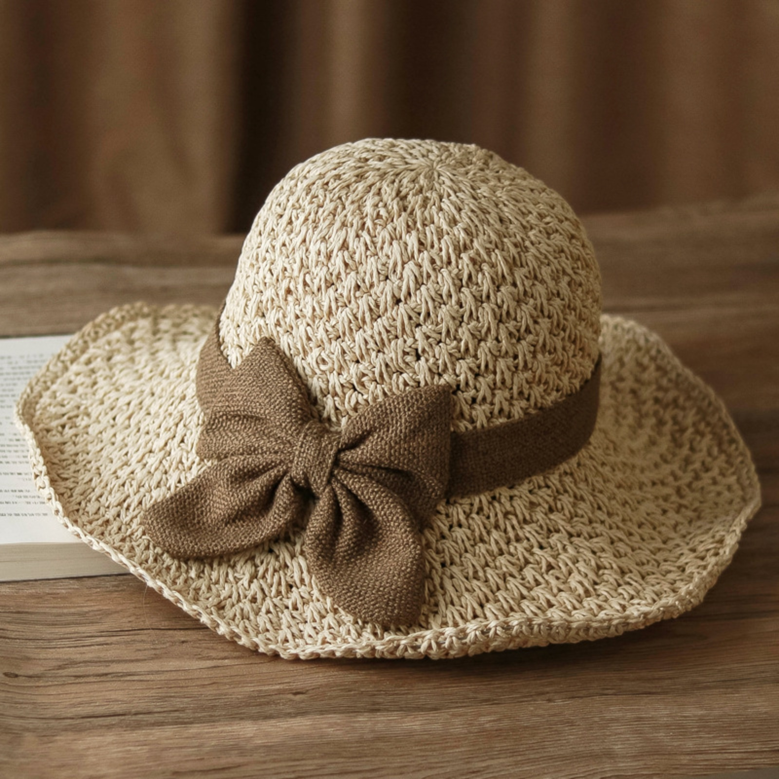 Multipurpose woven sun hat