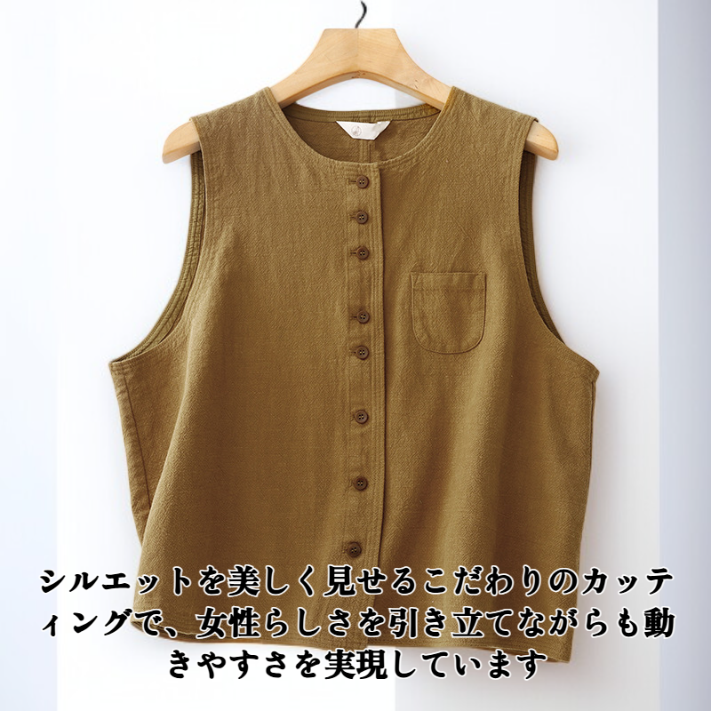 女性用レトロベスト