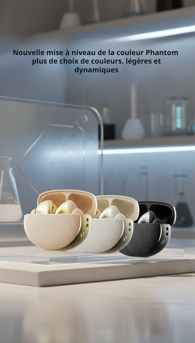 Casque Bluetooth confortable avec coussinets en cuir