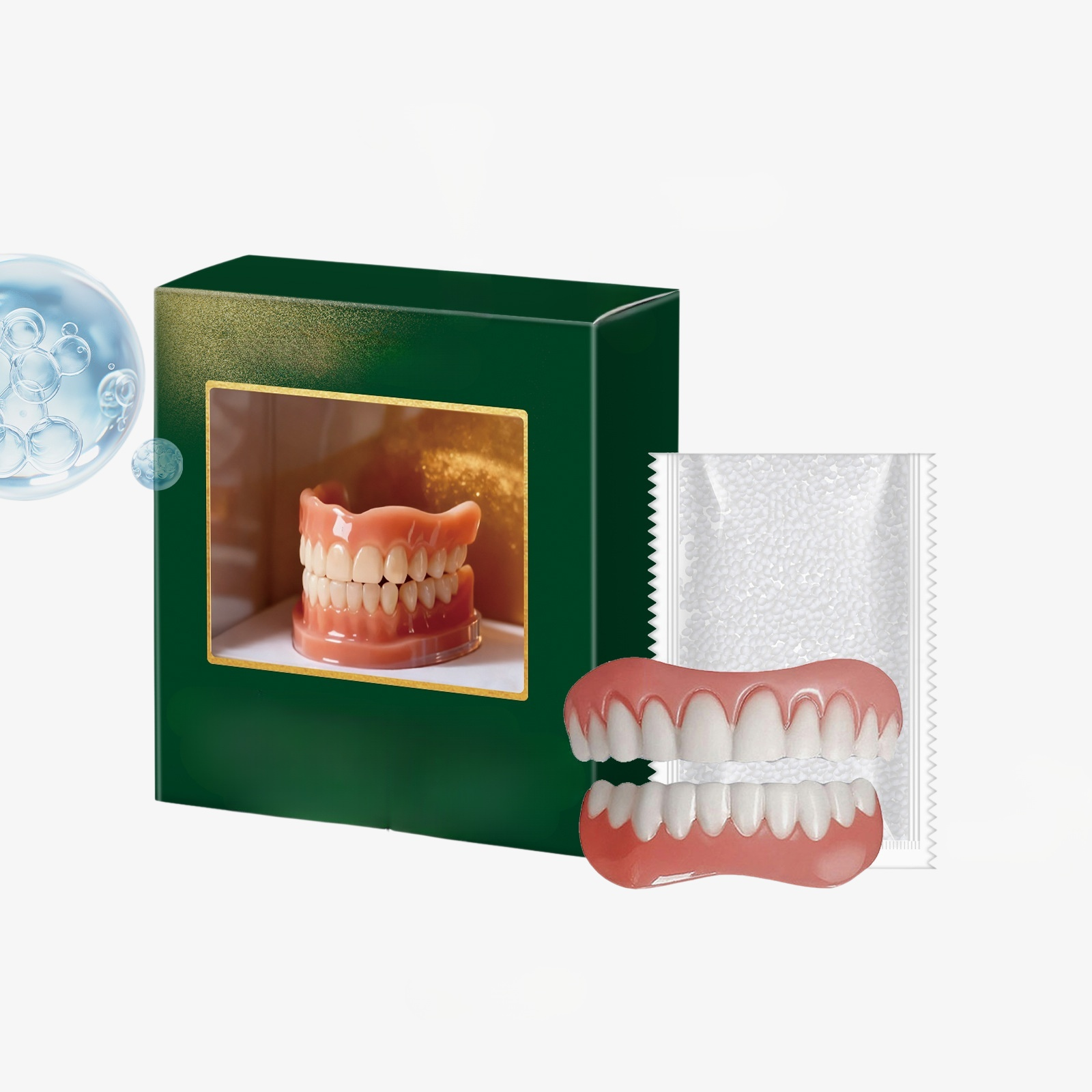 Kit de ajuste de dentaduras Fameco: mejora la impresión de tu sonrisa con materiales cómodos