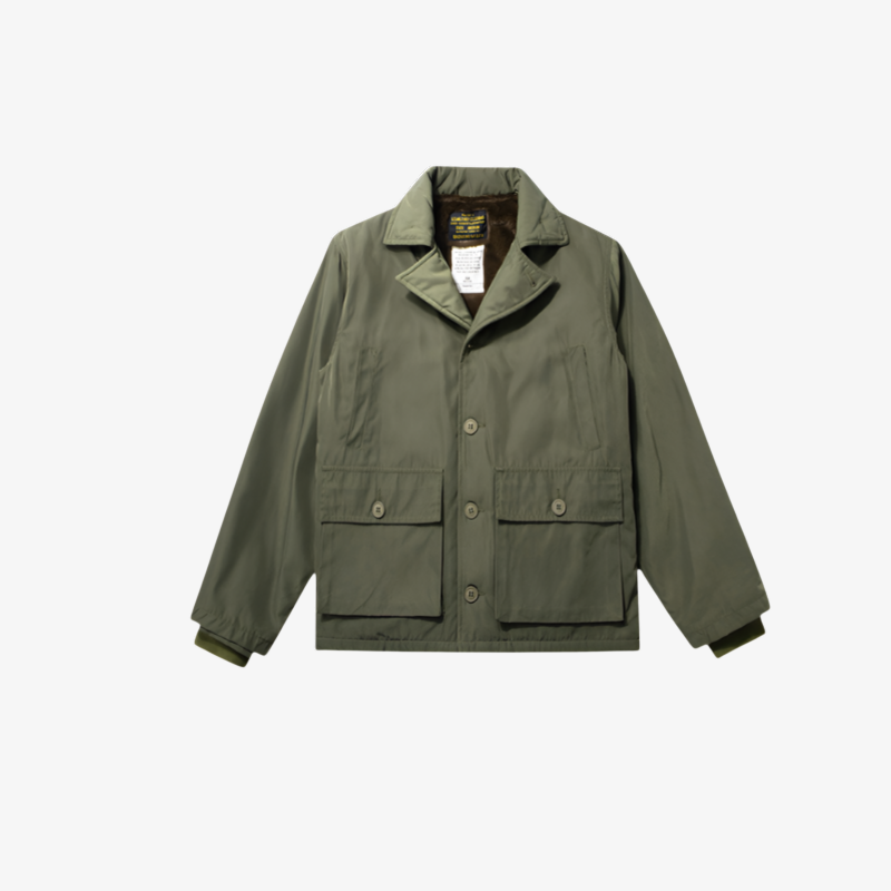 メンズAL-1海軍パイロットウールコート 冬用厚手フライトジャケット