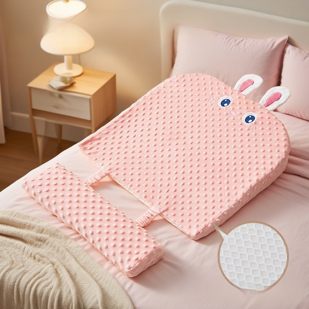 Baby anti-spit-up slope pillow