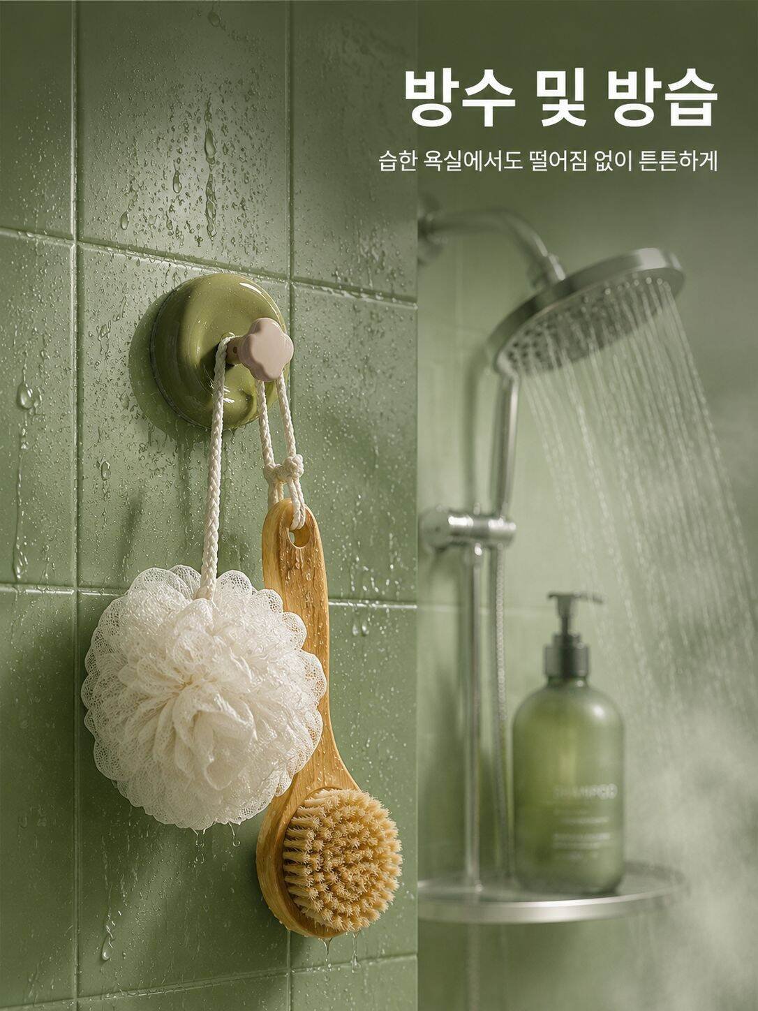 무타공 강력 하중 진공 흡착 훅