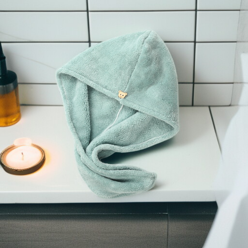 منشفة تجفيف الشعر فائقة الامتصاص