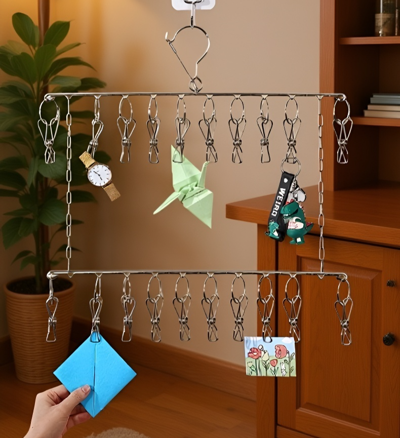 다양한 빨래를 동시에 건조하는 건조대