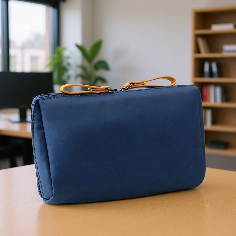 Bolsa de almacenamiento de maquillaje portátil vista frontal