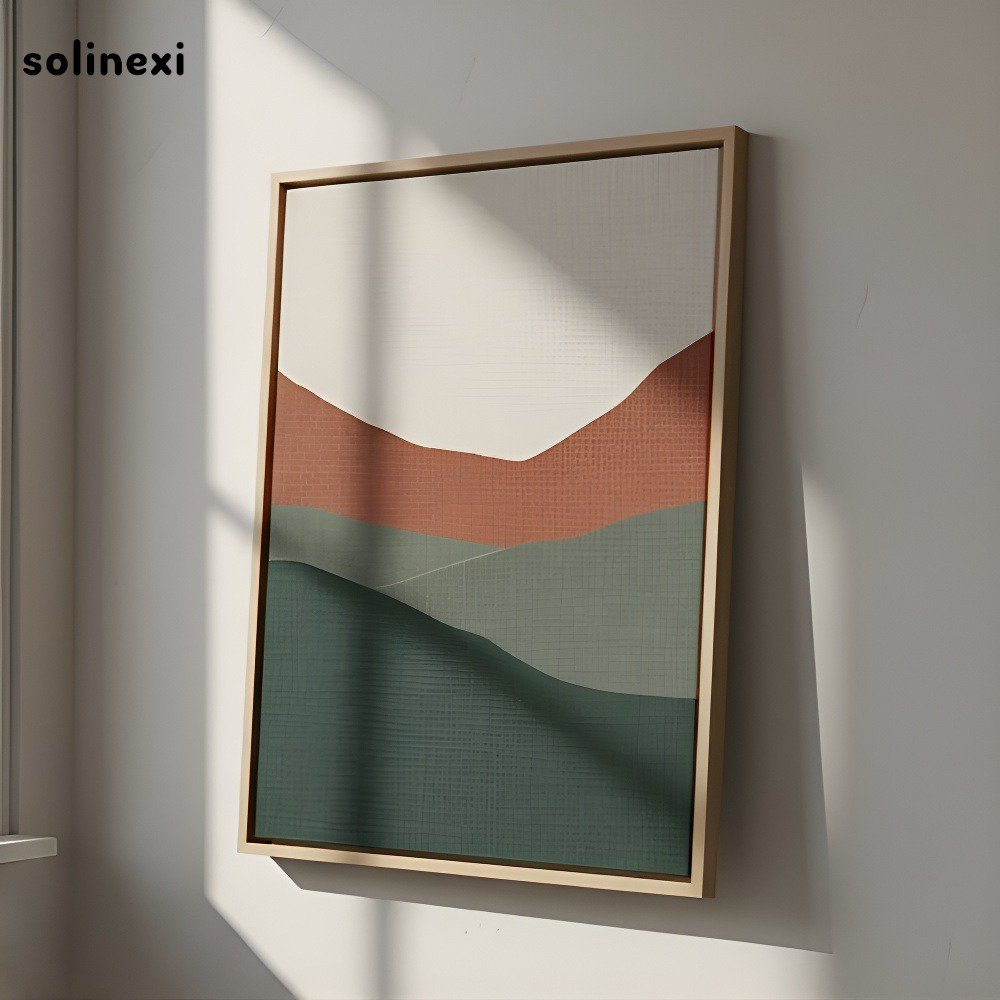 Dekorativní malba do obývacího pokoje v krémovém stylu