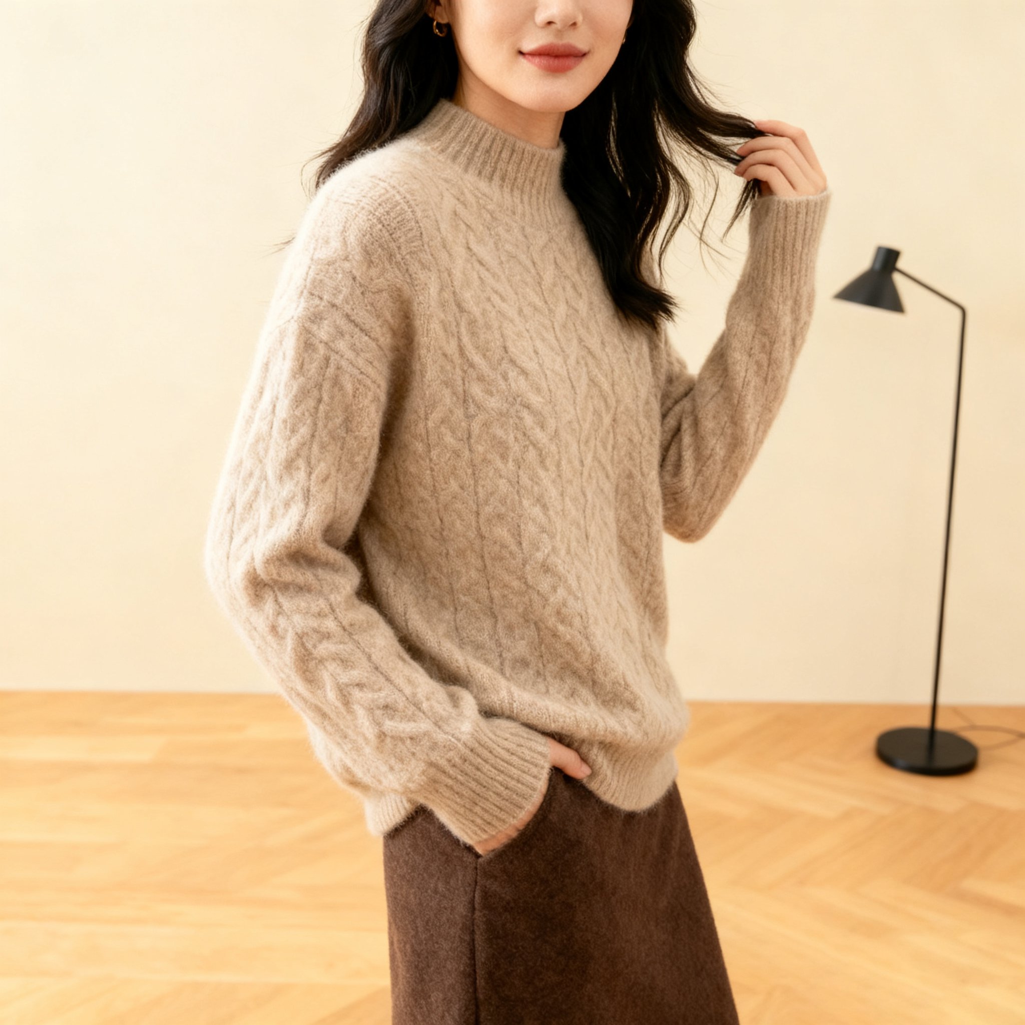 캐주얼 오버사이즈 풀오버