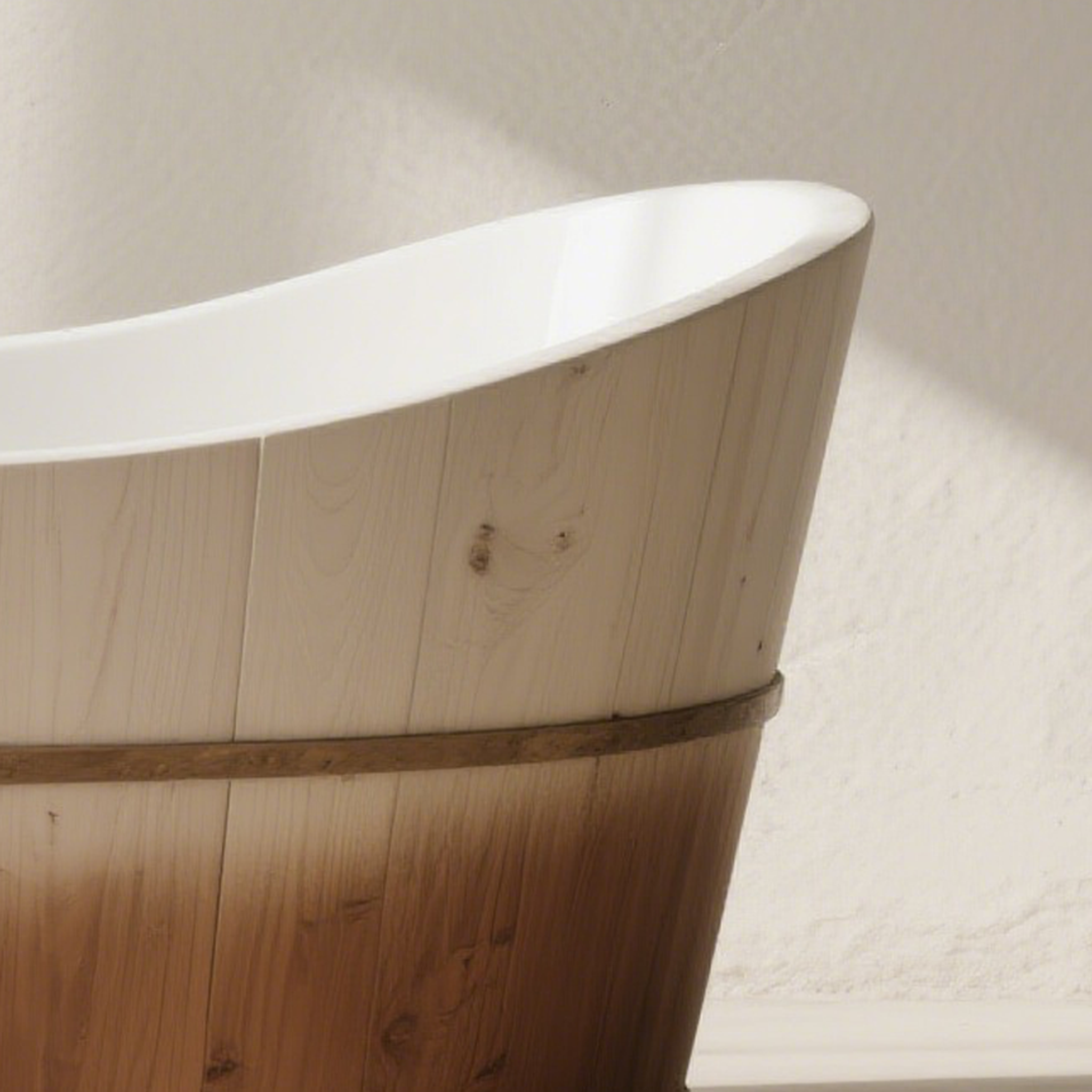 ถังอาบน้ำไม้ดีไซน์สบาย