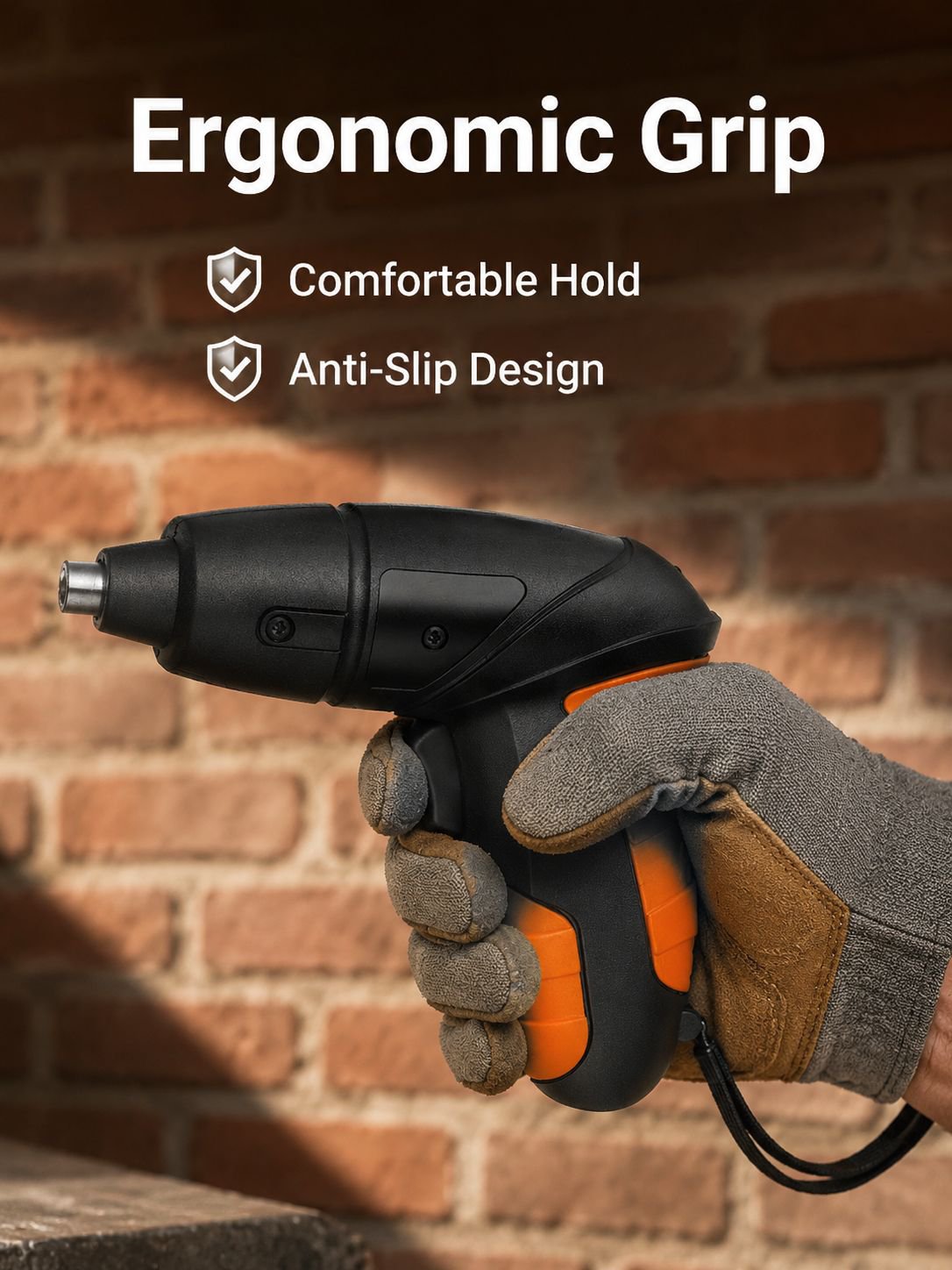 High-Quality Electric Drill, Night Work, Ergonomic Design
