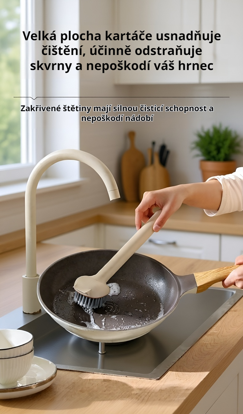 Univerzální 2v1 kartáč na nádobí