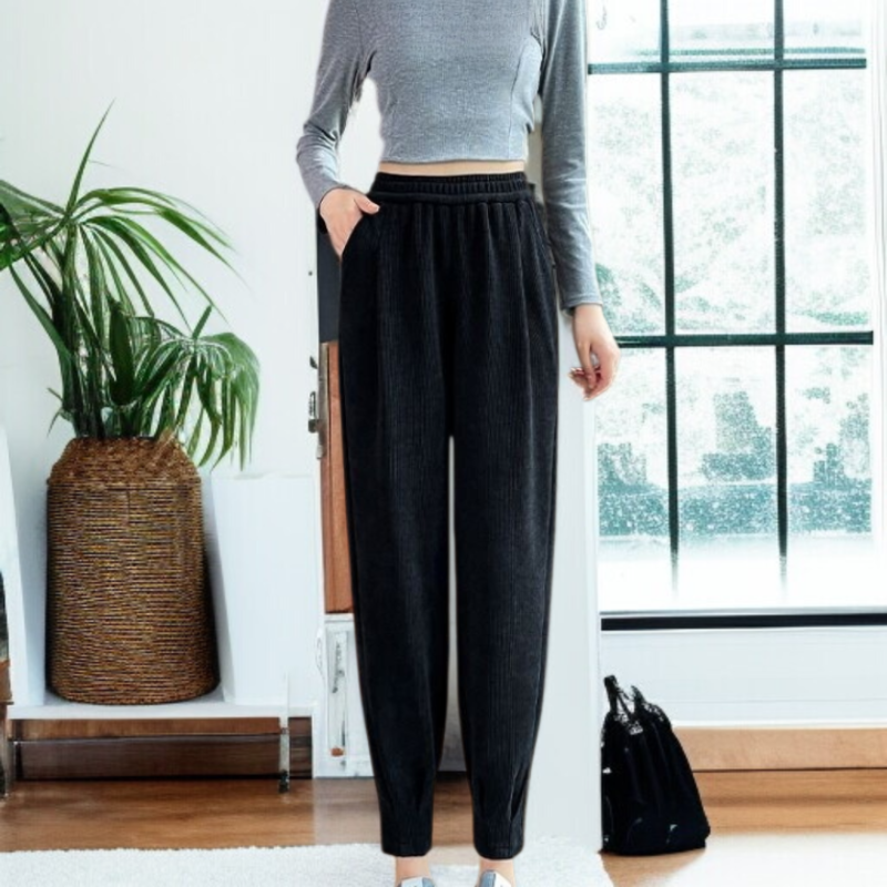 ハーレンパンツ レディース カブルース 薄手 ドローストリング カジュアルパンツ