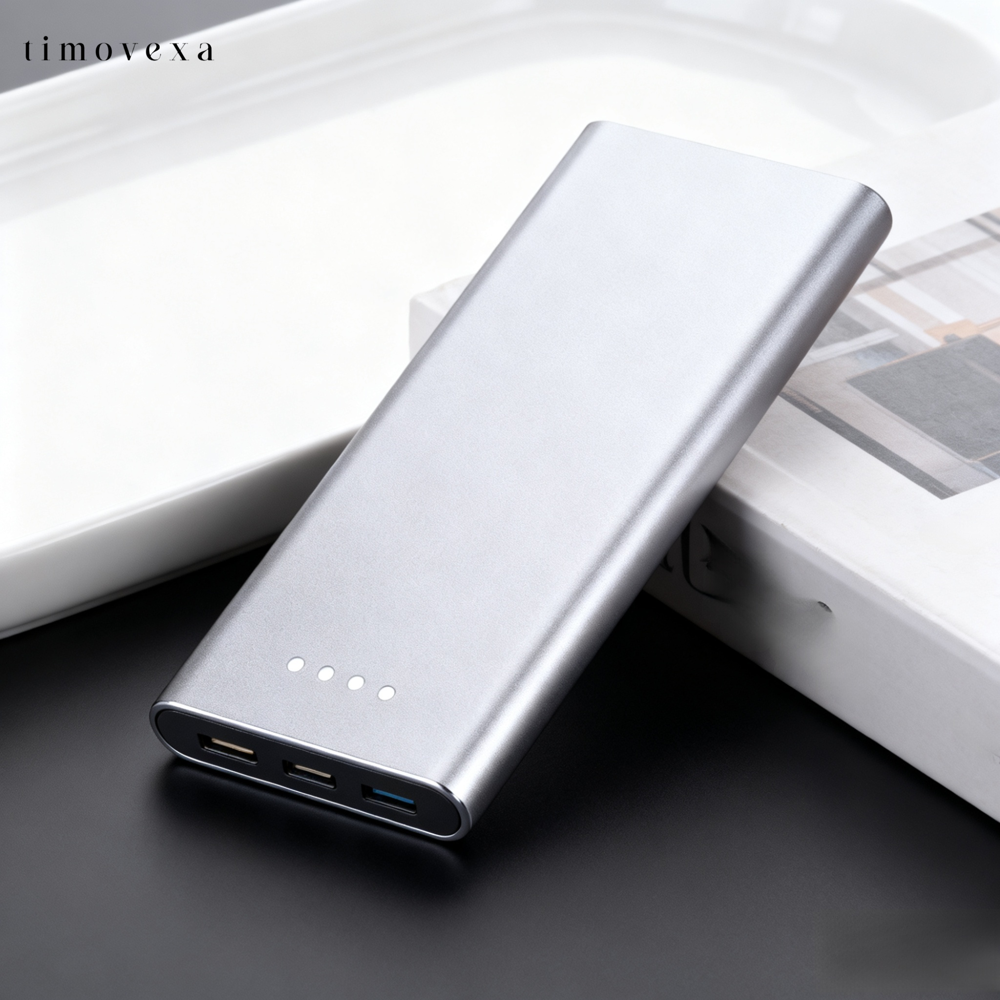 대용량 모바일 파워뱅크 슬림 디자인