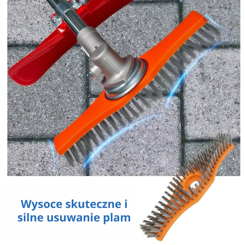 Regulowana szczotka do czyszczenia głowicy koszącej, wykonana z poliestru, do trawników