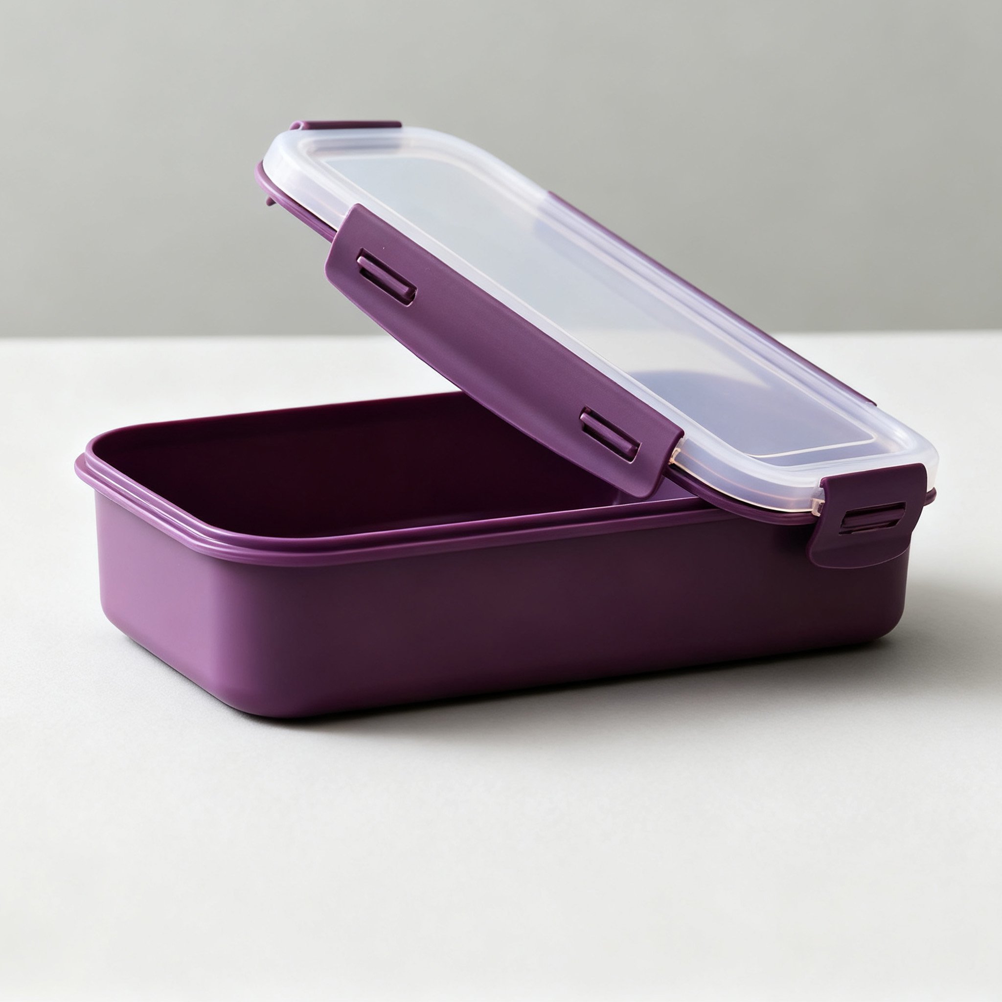 กล่องพลาสติกเก็บอาหารแบบมีฝาปิด แพ็ค 5 ชิ้น