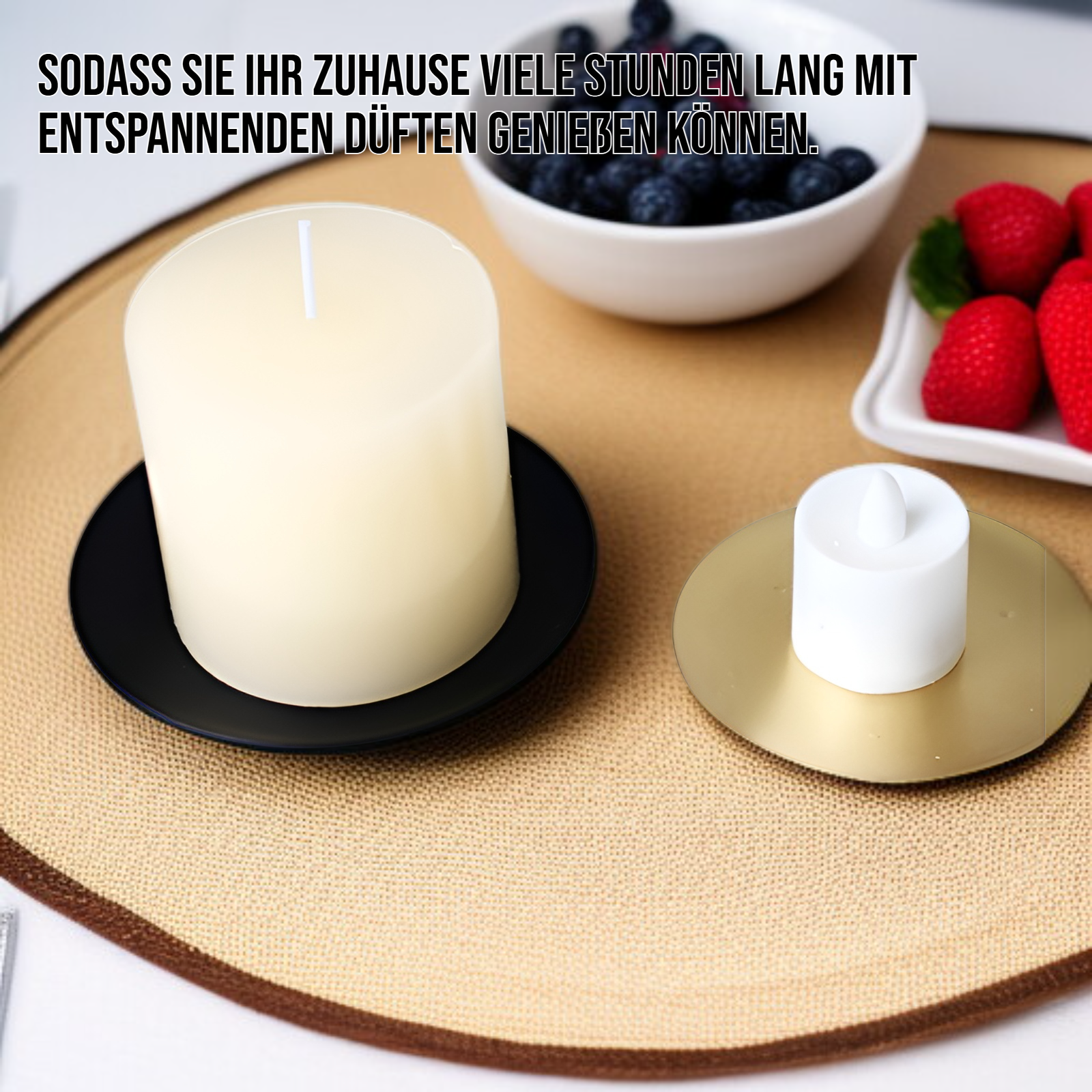 Eisener Aroma Kerzen für gemütliche Abende