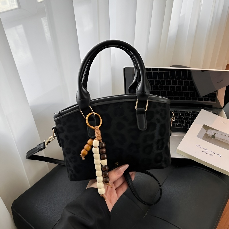 レトロ調スエードワンショルダーバッグ・ハンドバッグ