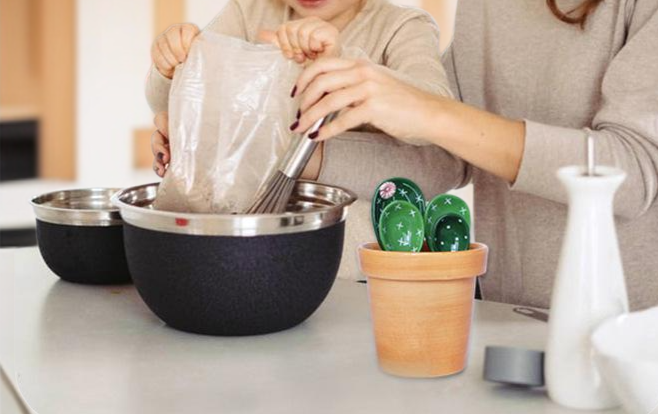 고급 도자기 숟가락 수납 받침대 주방용