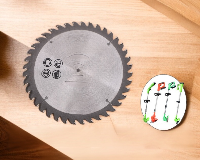 Rasenmäher Legierungssägeblatt 6 Zoll Detailansicht