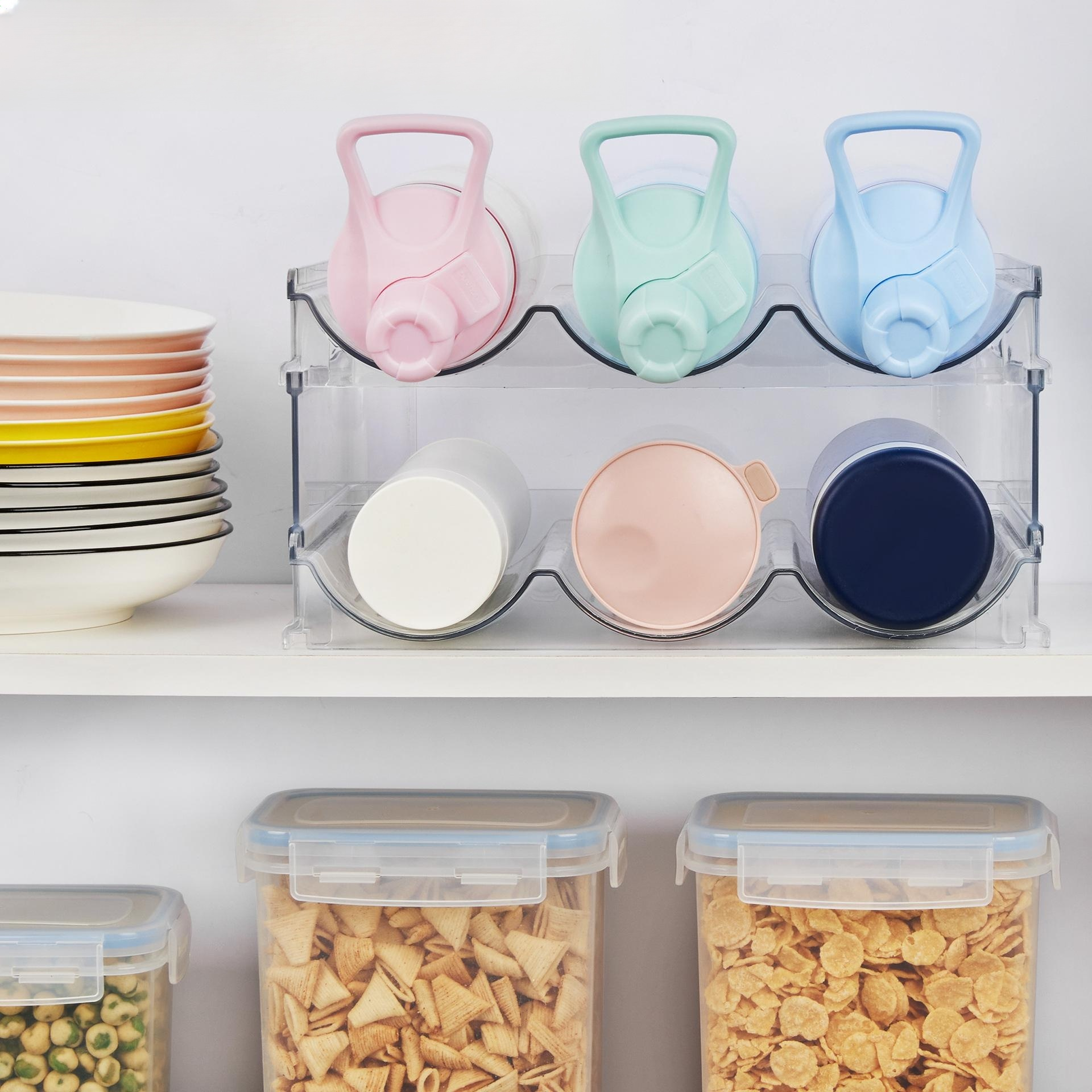 다단 와인병 보관대