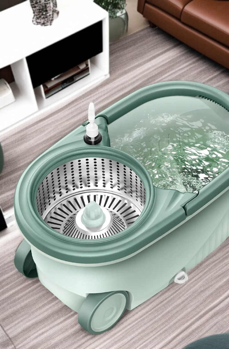 モップバケツとトロリーの組み合わせ