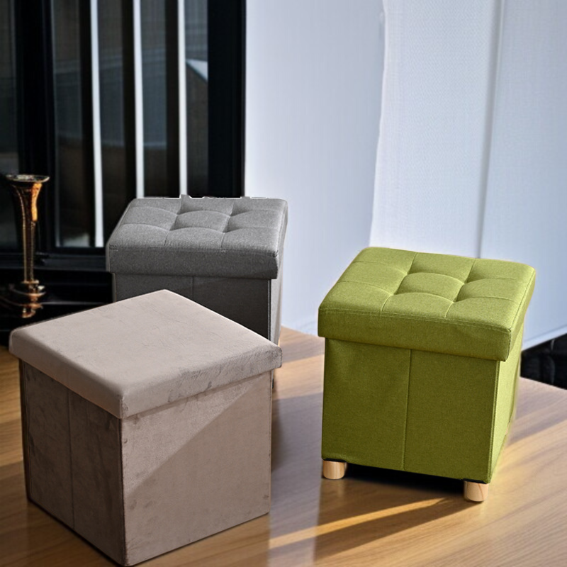 가정용 수납 걸상 다용도 접이식 소파 보강형 수납 걸상 수납 기능 수납 걸상