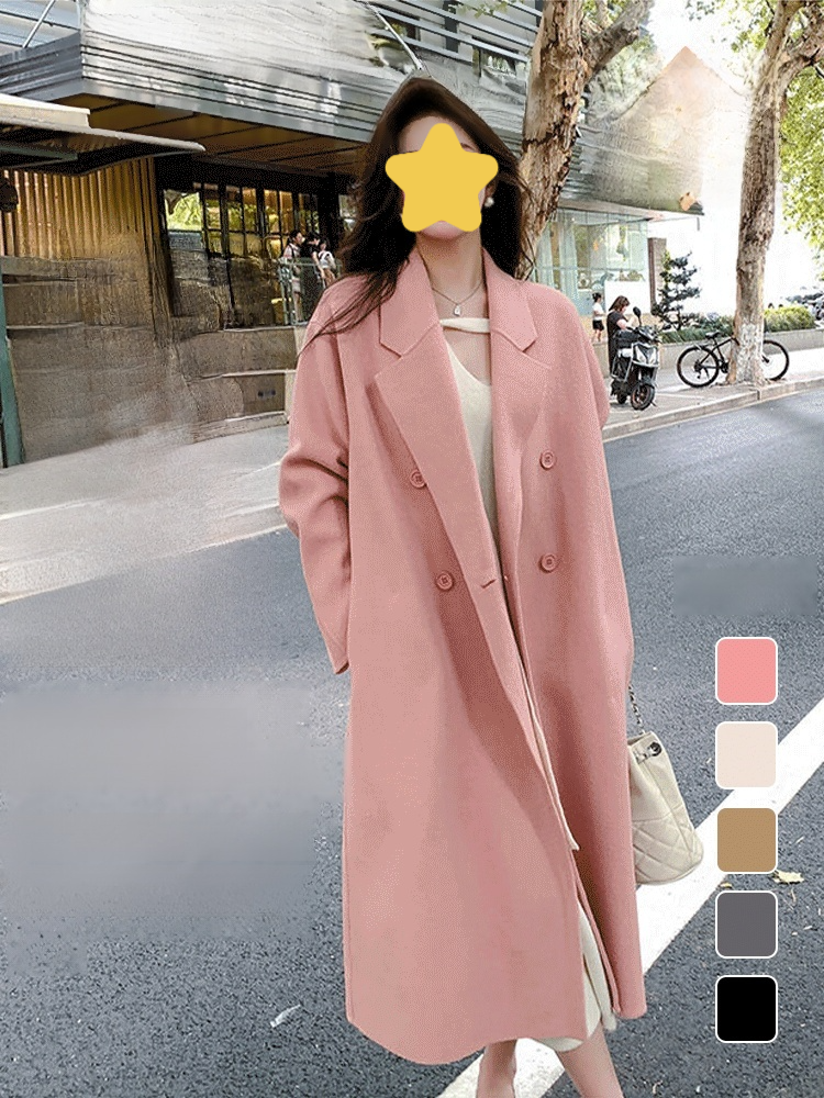 더블 페이스 울 코트