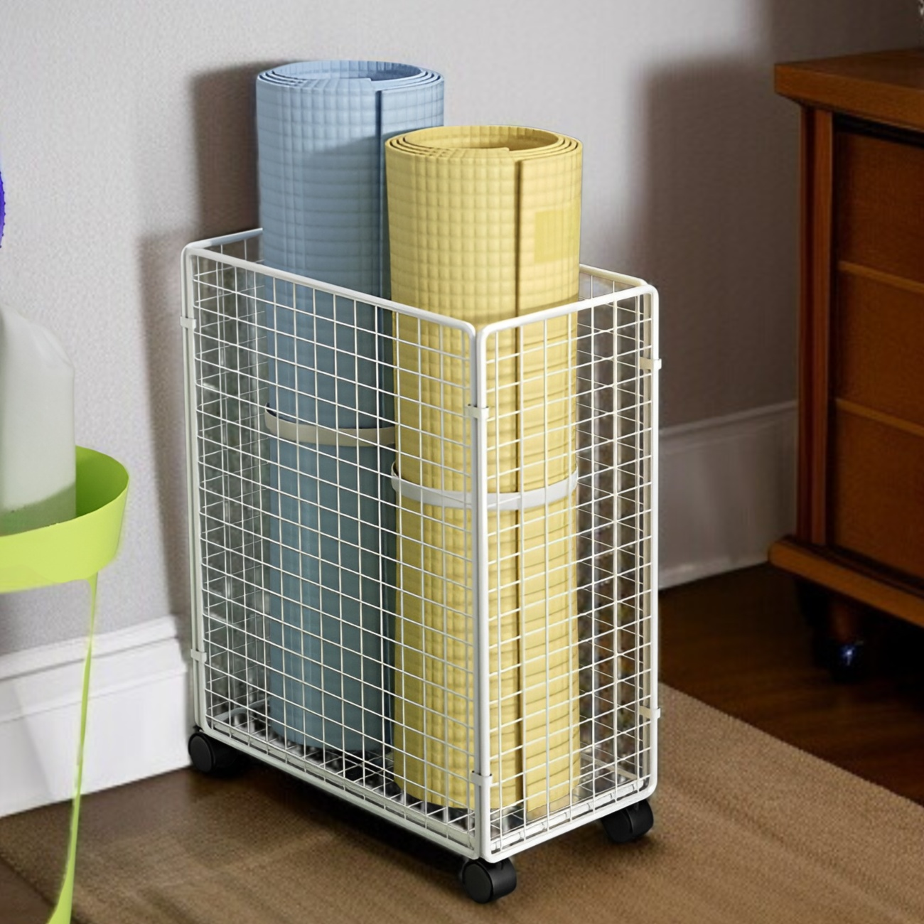 折りたたみ可能な鉄芸汚れかご収納かごの全体画像