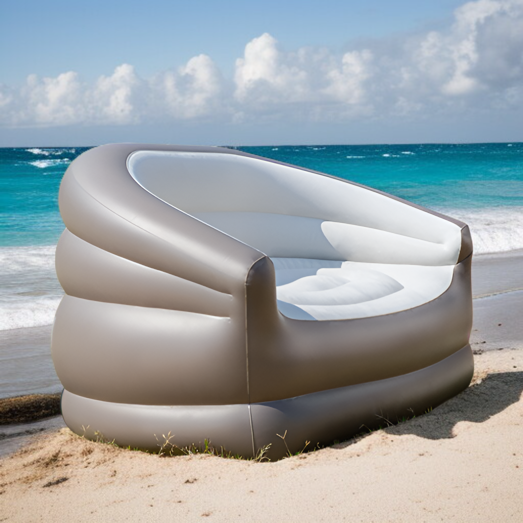 피크닉에서 사용되는 휴대용 소파